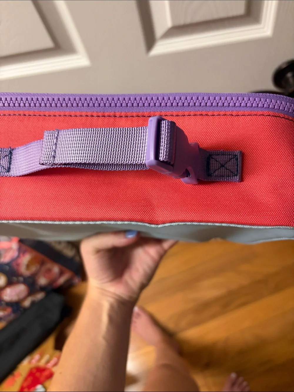 Vineyard Vines Lavender Zippered lunch box